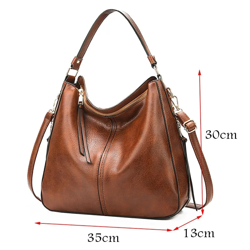 Christmas Gift New Women Handbags High Quality Leather Female Crossbody Shoulder Bags Casual Large Capacity Messenger Bag For Ladies Big Totes