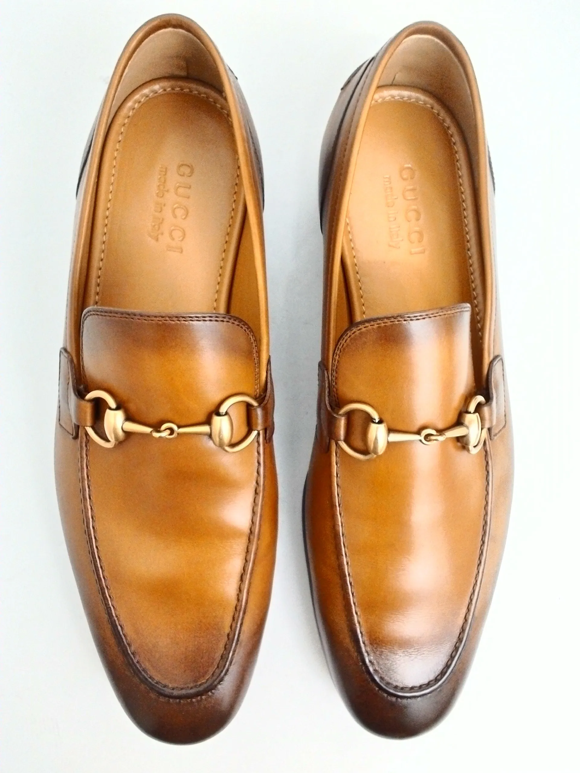 Gucci Men's Betis Glamour Cuir Size 8.5