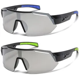 Men's Oversized sports Sunglasses Cycling Xloop Mirrored shades