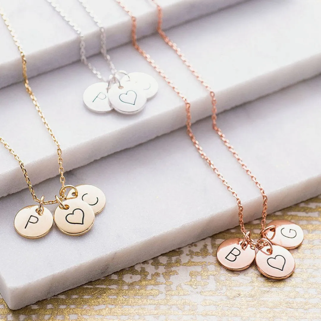 Signature Impressions Necklace | Personalized Initials Tag Necklace